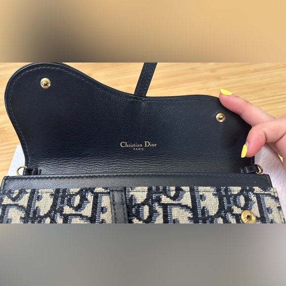 Dior Saddle Wallet on Chain - Picture 7 of 7